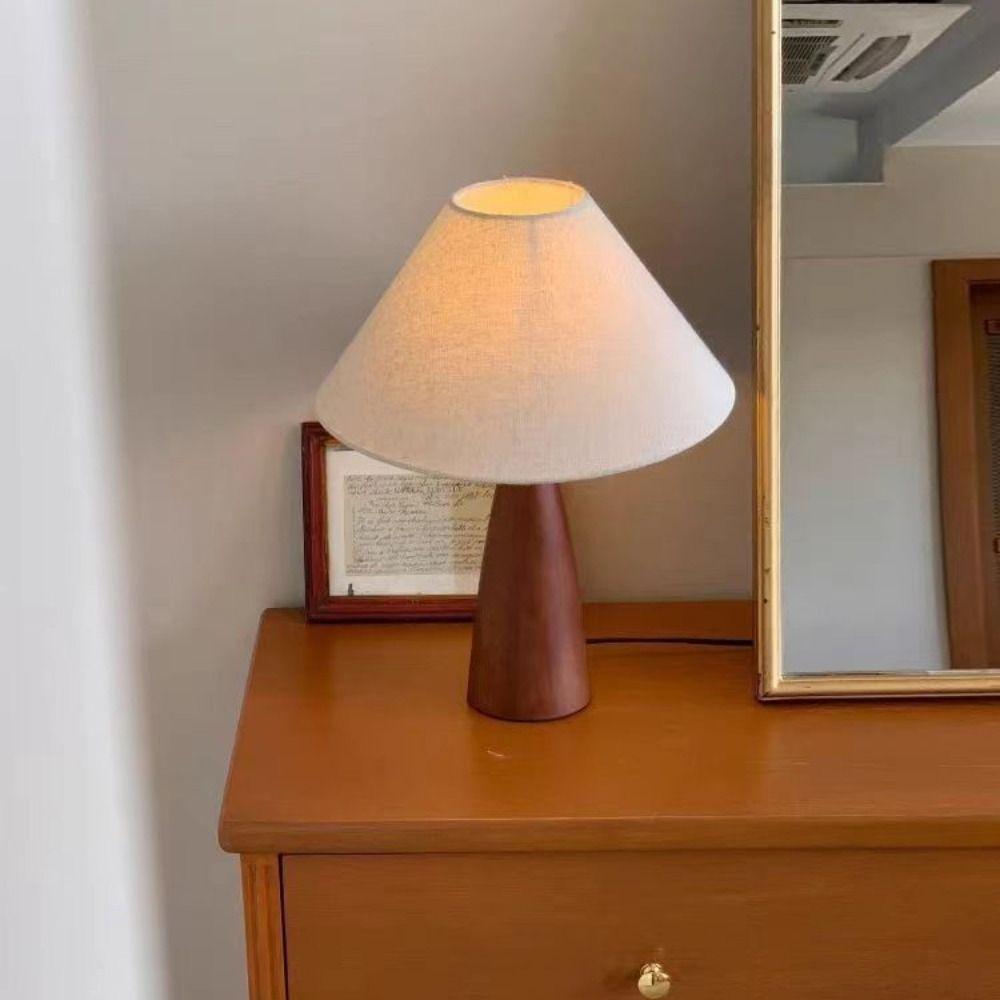 Creative Fabric Lampshade Lamp Modern Desk Lamp Indoor Decor Atmosphere Light  Dining Room