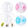 Hamster Ball 21cm Sturdy Plastic Exercise Wheel Toy for Guinea Pig Rabbit Small Pets Temporary Space