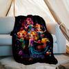 1PC Custom Name Mermaid Fantasy Adventure Outdooor Flannel Blankets Patterns Throw Blanket All-Season Soft Gift for Couch, Bed, Camping Gifts