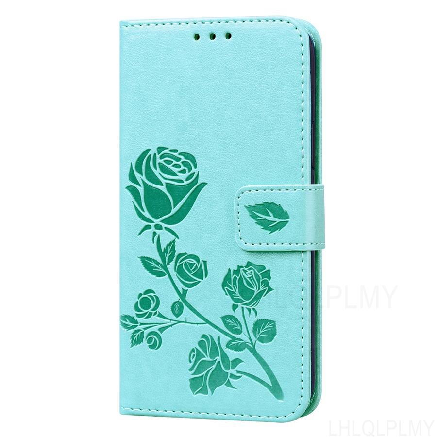Rose Leather Wallet Flip Case For iPhone XS XR X 11 12 13 Pro Max 15 14 7 8 Plus Mini SE 2020 Cover Funda