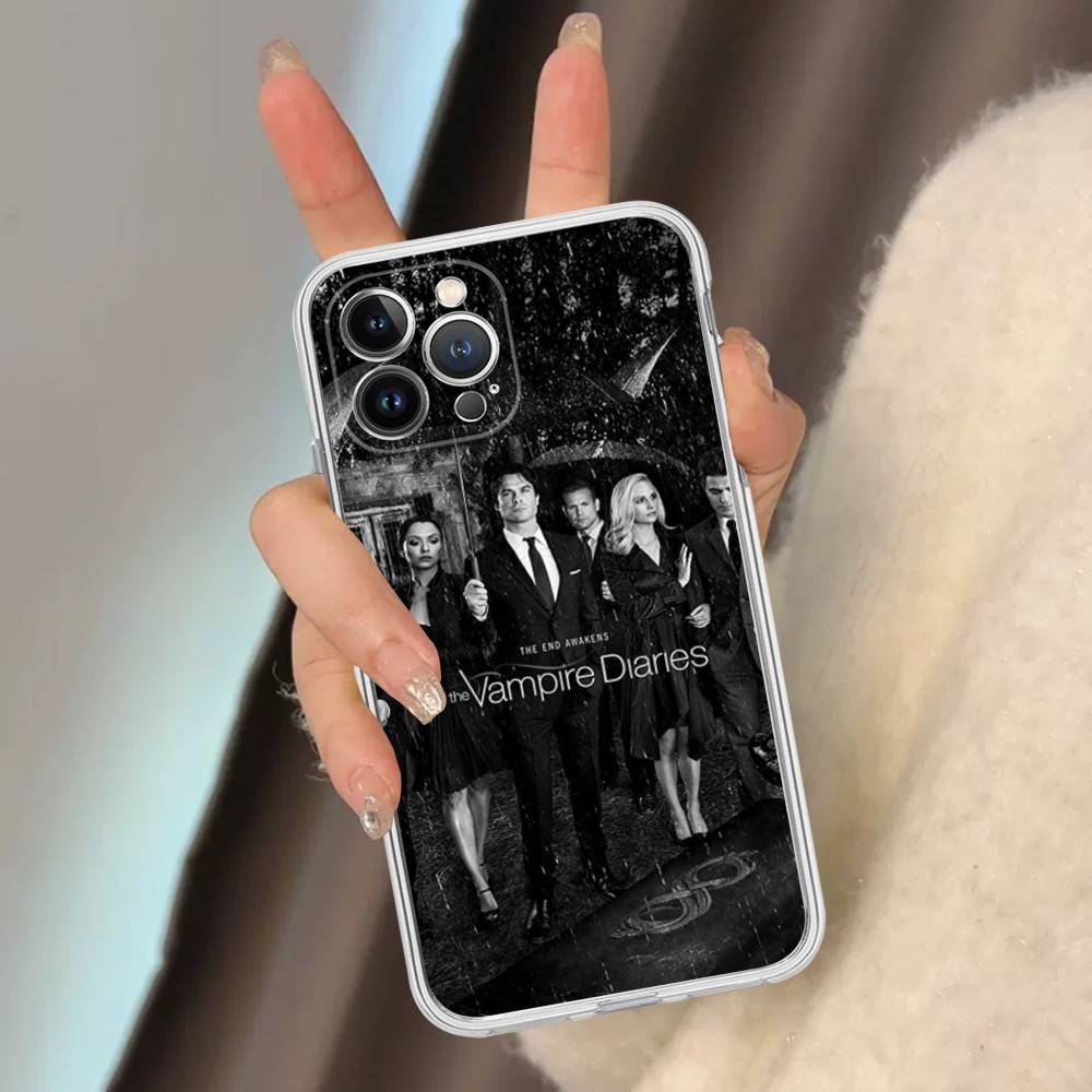 The Vampire Diaries TV-Hülle für iPhone 16, 15 Pro Max, iPhone 14, 11, 12 High End und 13 Pro (Silikon)