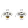 Stainless Steel Bathroom Floor Drain Grate Shower Waste Strainer Cover Deodorant Drainage System for Bathrooms