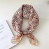 58 Floral Cotton Linen Scarf: Korean Ditsy Print Neckerchief for Spring, Summer, Autumn - Versatile Headband and Headscarf