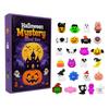 Holiday Countdown Advent Calendar Halloween Squeeze Toy Calendar 24 Day Ghost Pumpkin Fidget Toys Set Collectible Figures Gift Box for Kids,