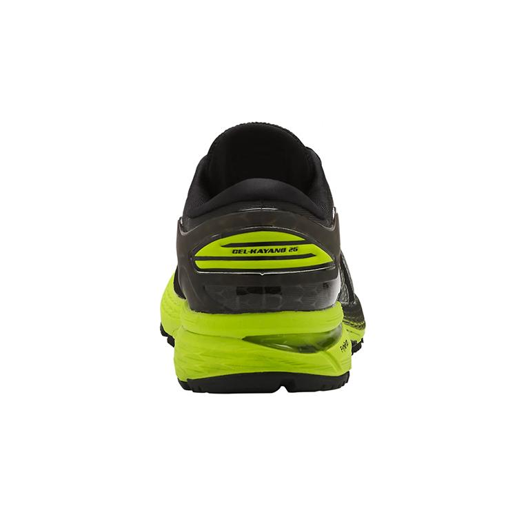 ASICS Gel Kayano 25 Abrasion Resistant Low top Kids' Running Shoes Black Green Teenagers 1014A004-001