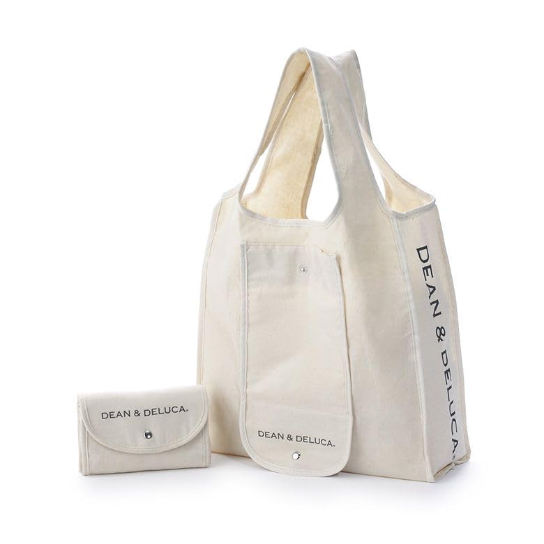 Shopping eco plastic my 43 x 37 x 14 cm [Dean & Deluca] bag, natural, bag, foldable, lightweight, compact, bag, bag,