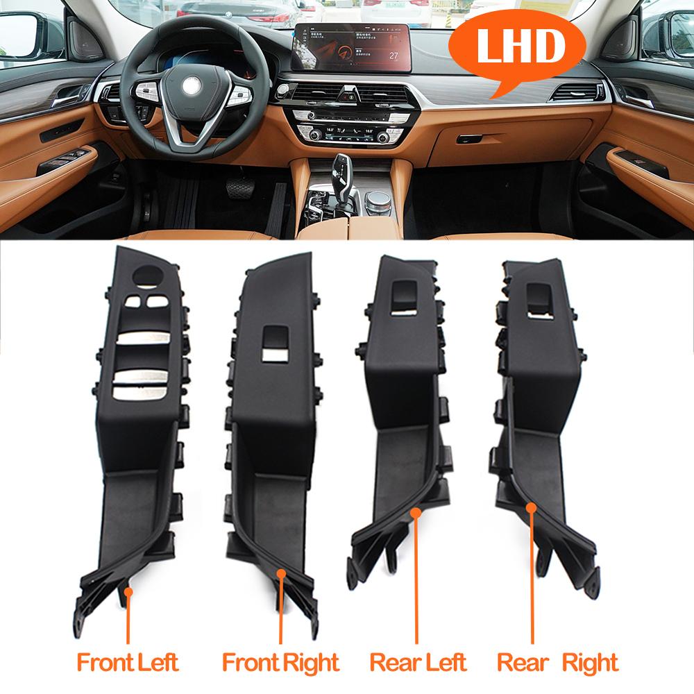 LHD New Left Right Front Rear Interior Door Pull Handle Armrest Panel Window Switch Cover For BMW 6 Series GT G32 2017-2022