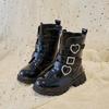 Children Casual Short Boots for Girls  Autumn Winter   Korean Style Soft Sole Non-slip Versatile Princess Shoes