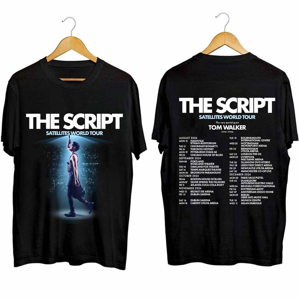 The Script - Satellites World Tour 2024 T-Shirt N1410_14 L