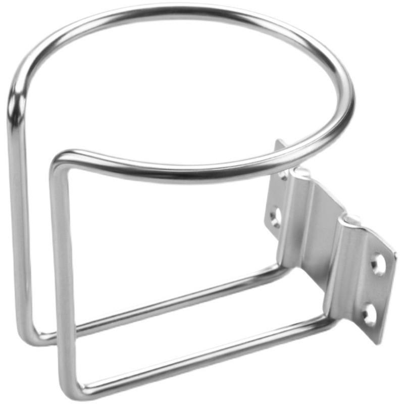 Wall-Mounted Wrought Iron Cup Holder for Car, Boat, RV, Yacht, or Office Desk