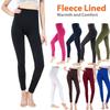 Fleece Lined Leggings For Women Winter Thermal Full Length High Waisted Supportive Pants