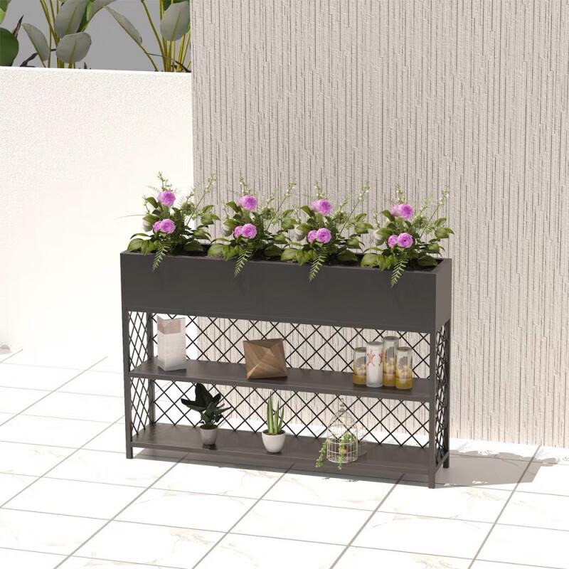 

Decorative Metal Garden Flower Stand & Fence