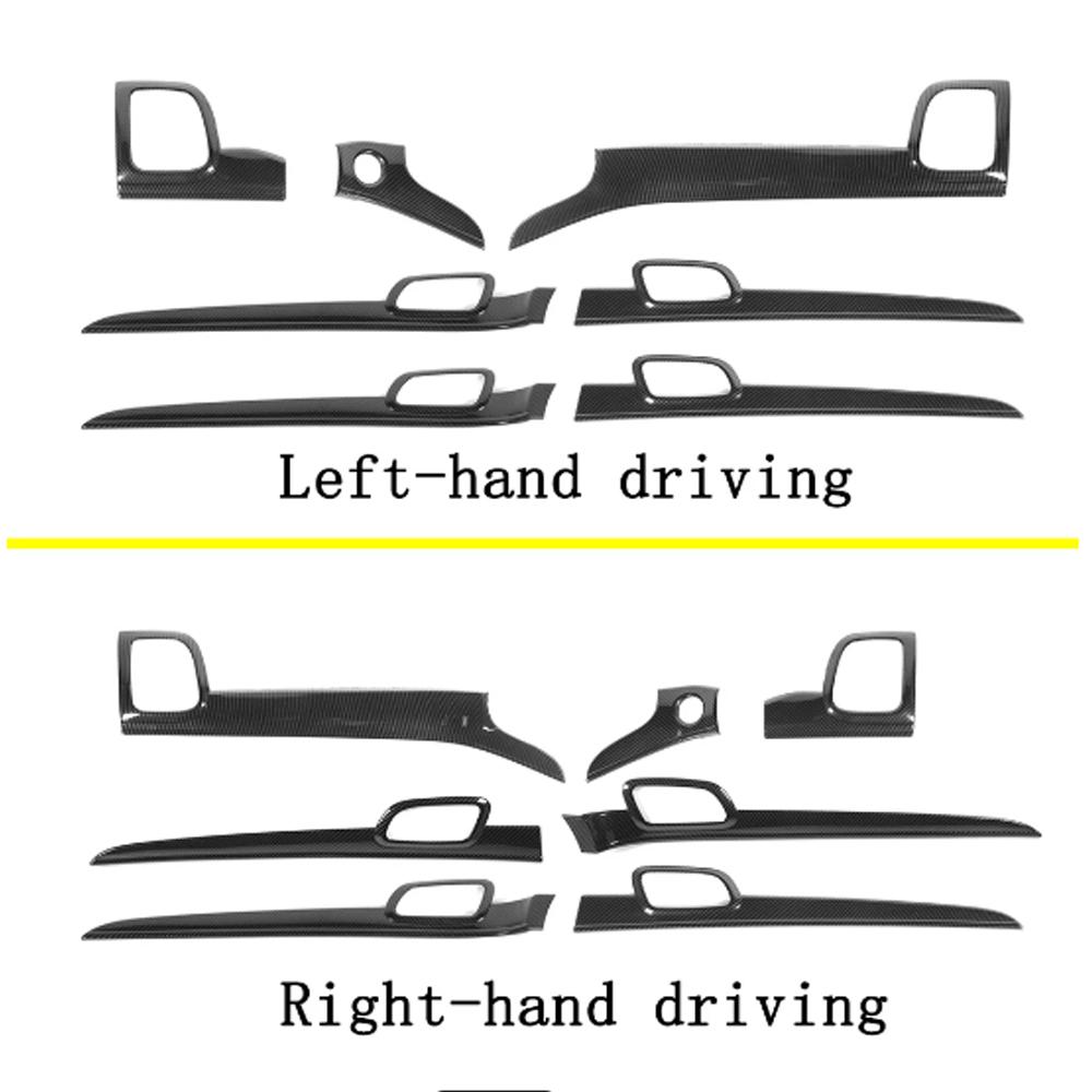 Center Console Door Inner Grab Handle Decoration Cover Trim Stickers for Jeep Grand Cherokee 2011-2025 Car Interior Accessories