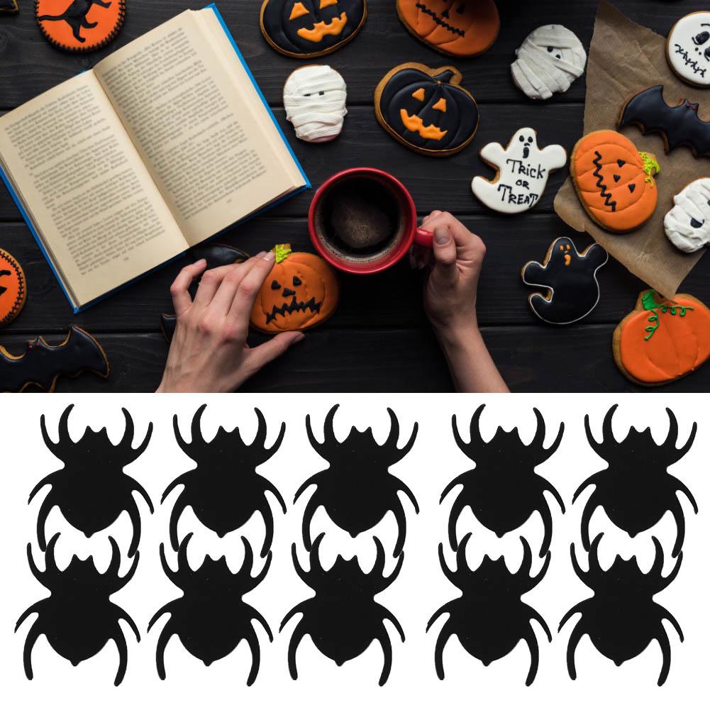 Halloween Party Confetti Holiday Decorative 60g PVC Confetti(Black Spider+Red Spider)