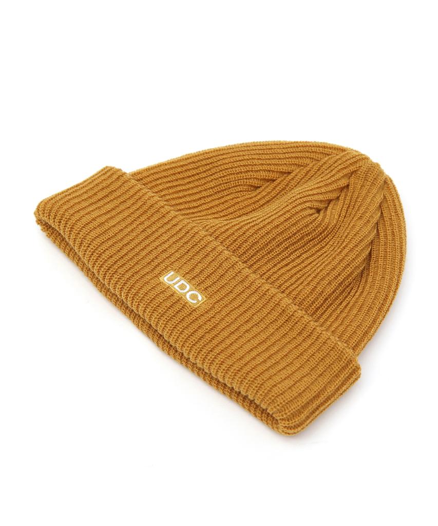 Eondeok Eonteulol Loose Fit Beanie Beanie / Long Tail / Box Logo / D Mustard