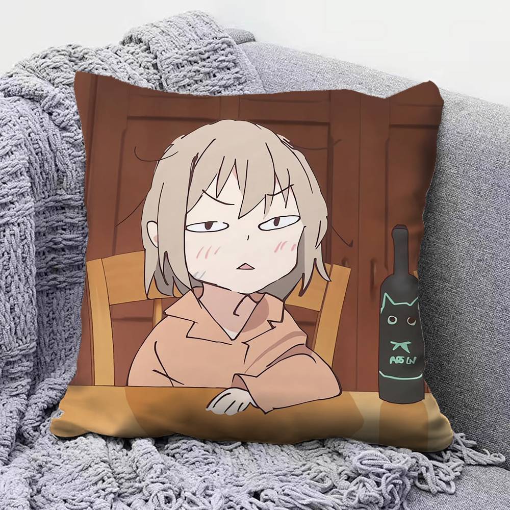 Botan Kamiina Fully Blossoms When Drunk Home Sofa Cushion Covers and Aecorative Custom Pillow Covers