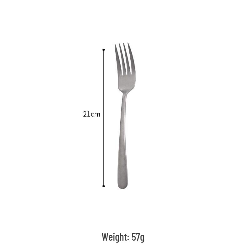 

ZISIZ Retro European Distressed Dinner Forks (2-Piece Set)