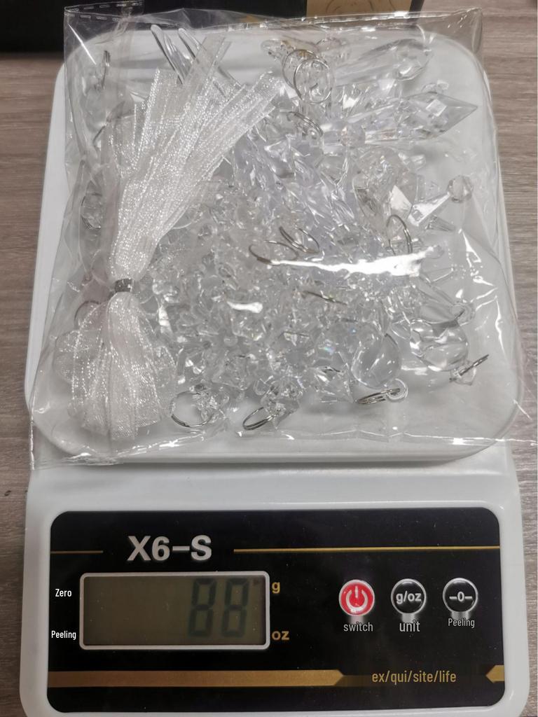 Transparente Acryl Schneeflocken Eiszapfen Weihnachtsdekorationen