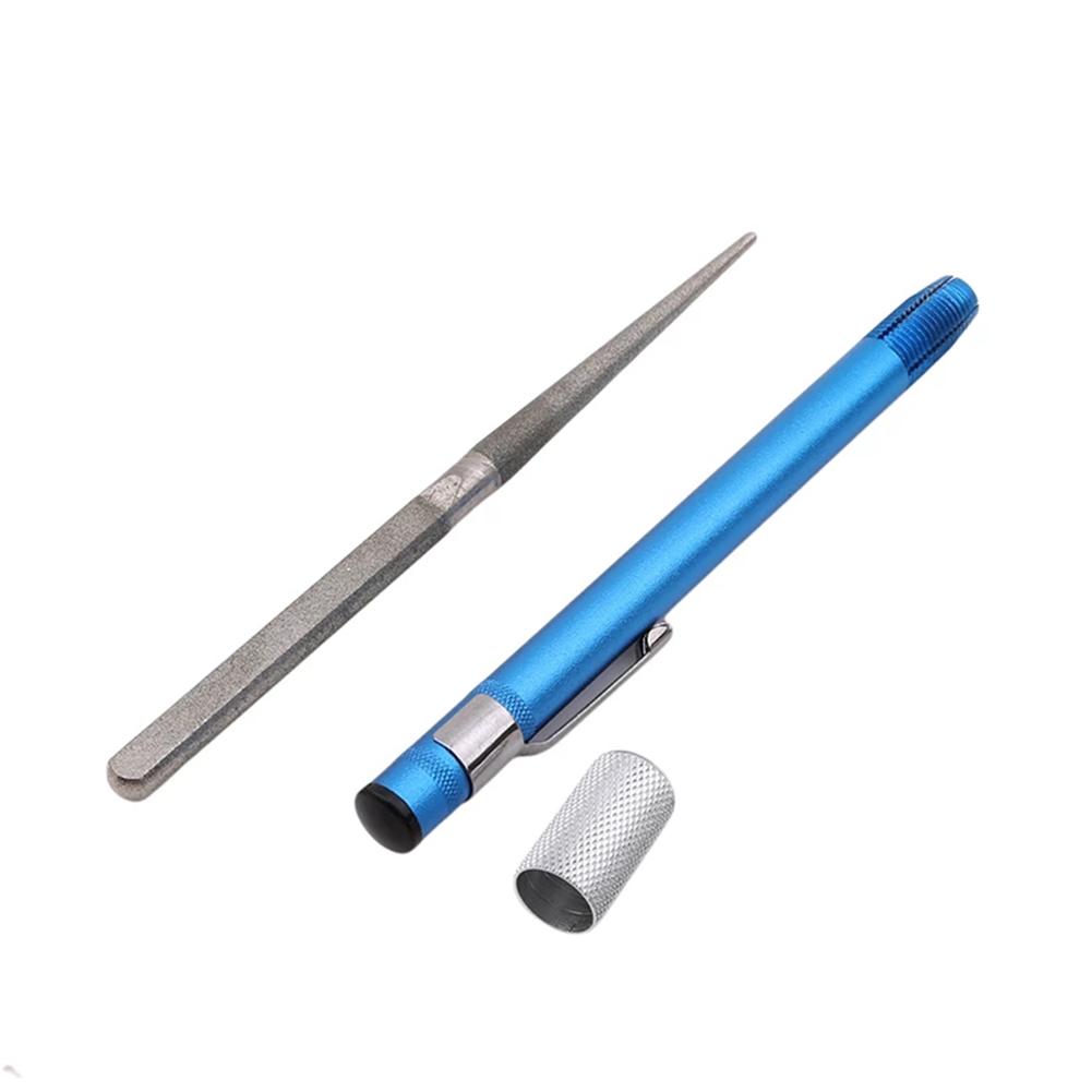 Convenient Sharpening Pen Fishing Hook Sharpener High Quality Outdoor emery Pen Shaped Sharpener Shaped Sharpener