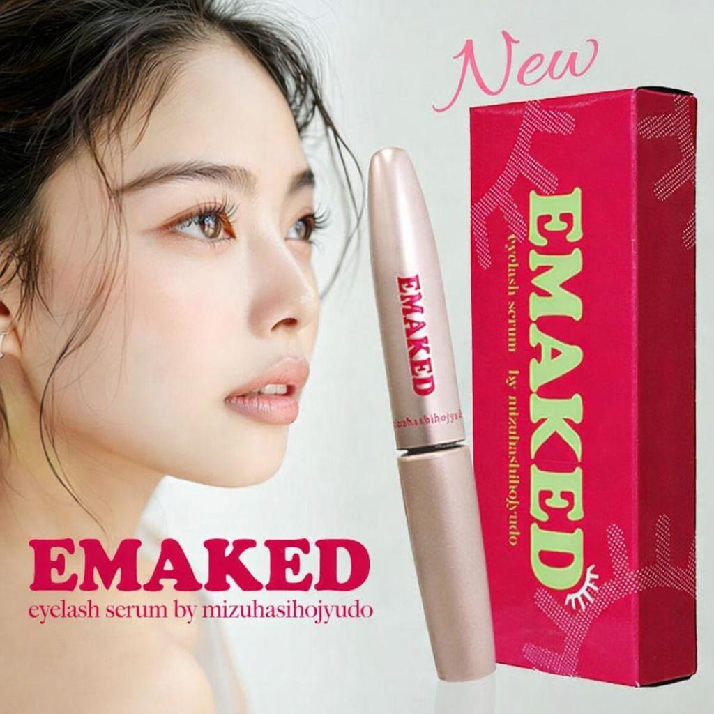 EMAKED Eyelash Growth Liquid Serum (2mL) Mizuhashi Hojudo, Eye Treatment [Ship From Japan]