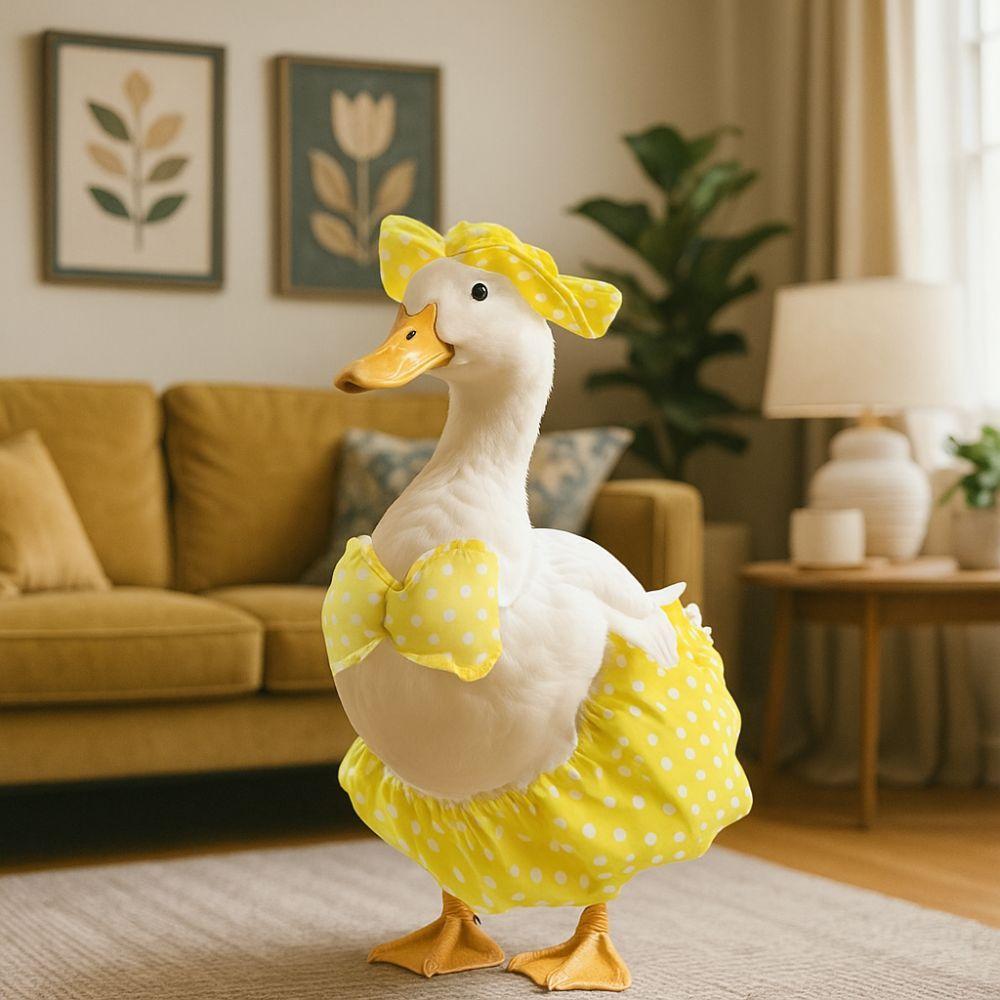 Slavnostní husí bikiny kostým Novinka Verandový husí outfit Kachní husí bikiny Zahradní dekorace