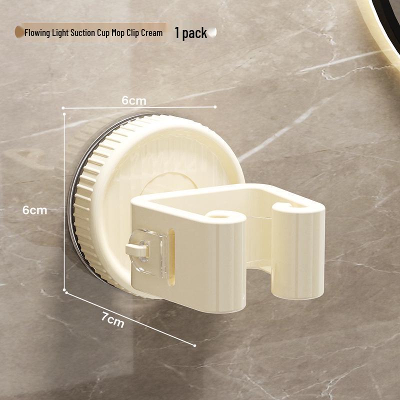

Newcomer Exclusive: Simple Mop Wall Mount Clip - No Punch Suction Cup Broom Hanger