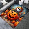 Office Rug Pumpkin Jack Halloween theme 3D Printed Anti-Slip Rug-Machine Washable for Living Room