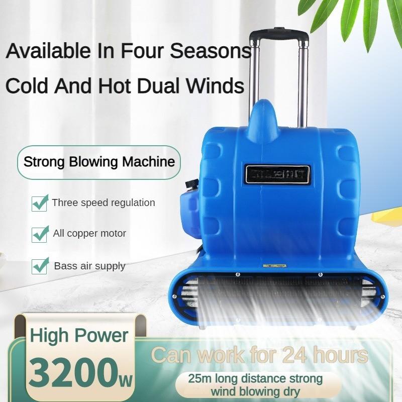 3-Speed High Air Volume Drying Machine Hotel High-power Drying Cold And Hot Blow Dryer Carpet Dehumidification And Floor Blowing Machine