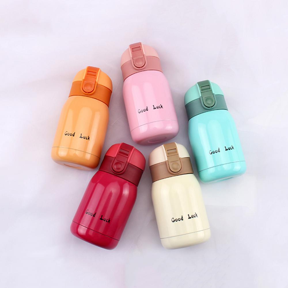 200ml/360ml Mini Thermos Cup Pocket Cup Stainless Steel Thermal Coffee Mug Vacuum Flask Insulated Hot Water Bottle Kids Gift