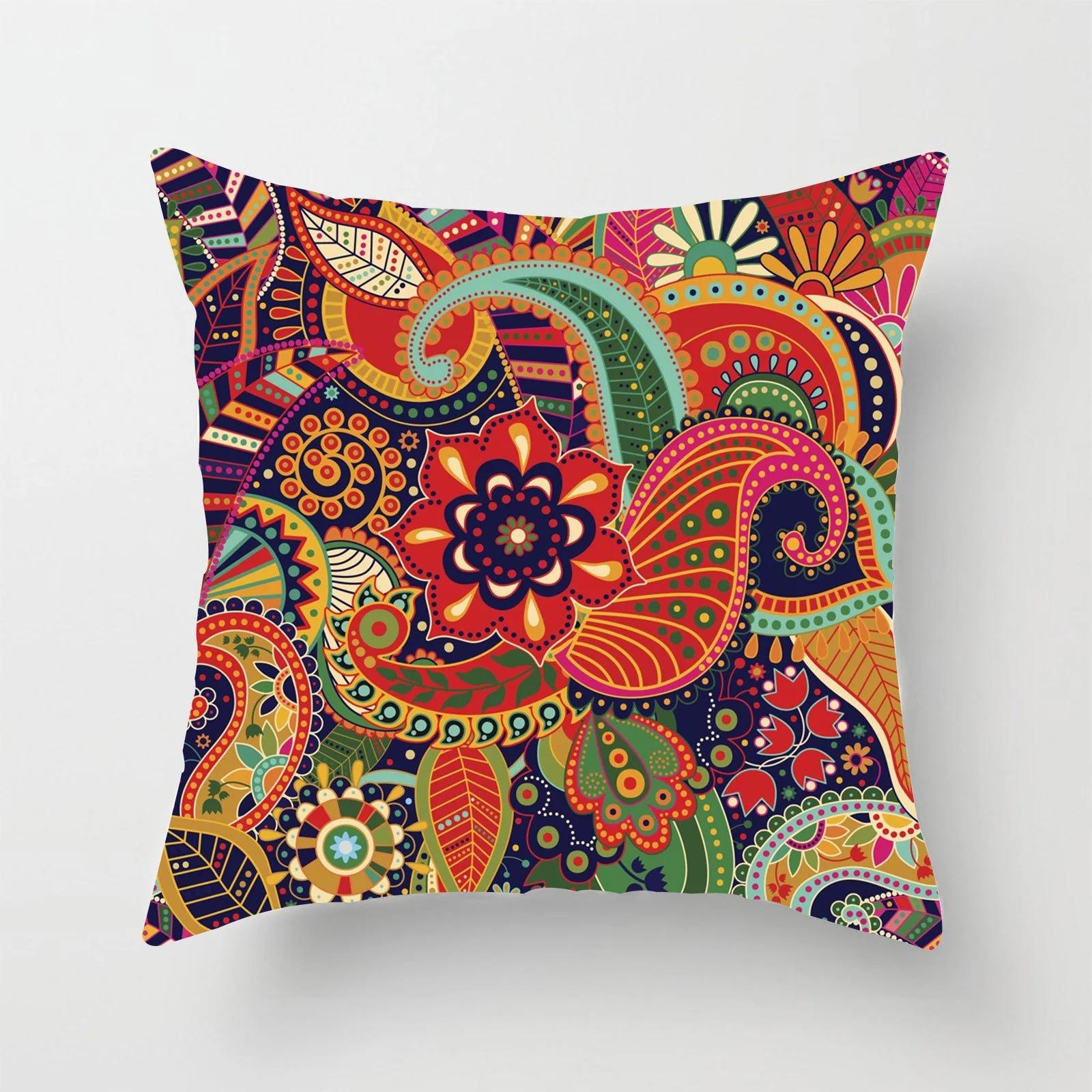 

Bay Window Cushion Digital Print Flower Cushion Cover Luxury Home Furnishing Sofa Pillow Cover 30x30cm