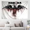 Amerika Eagle Pattern Tapestry Wall Hanging Boho Aesthetic Wall Blanket For Bedroom Living Room Dorm Home Wall Decor 1013194