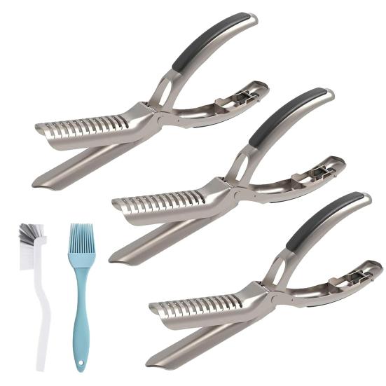 1/2/3 Set Rib Film Remover Ergonomic Handle BBQ Fat Trimmer Poultry Prep Beef Pretreatment Tool Rib Membrane Removal Tool