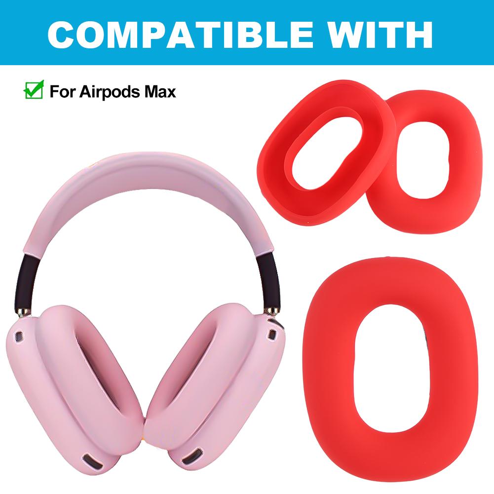 Silicone Cover Anti-Scratch Ear Pad Case Cover/Ear Cups Cover/Headband Cover Shockproof Protector Cover for Apple AirPods Max