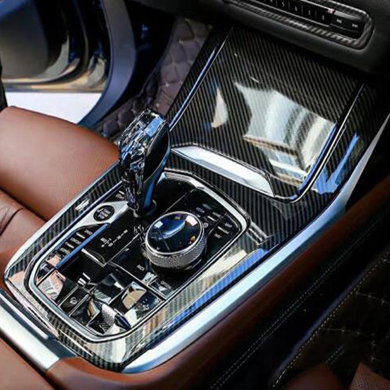 Center Console Gear Shift Panel Cover For BMW X5 Xdrive G05      Decoration Trim Auto Interior Accessories