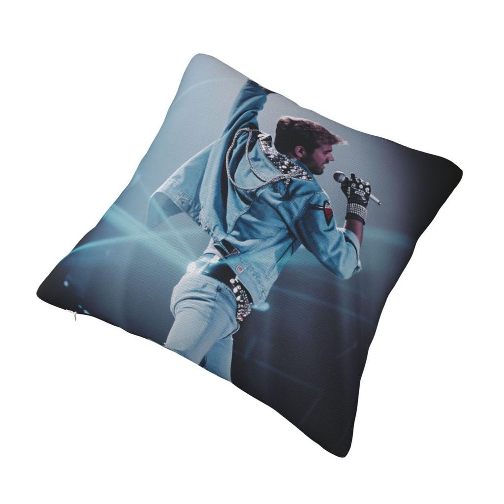 Pillow Case George Michael British Singer Square Pillow Cover Vintage Cushion Cover Pillowcases For Sofa Bedroom Home Decor