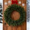 1pc Artificial Christmas Wreath, Durable Plastic Xmas Decor- Wedding -Holiday Décor Christmas Wreaths For Front Door