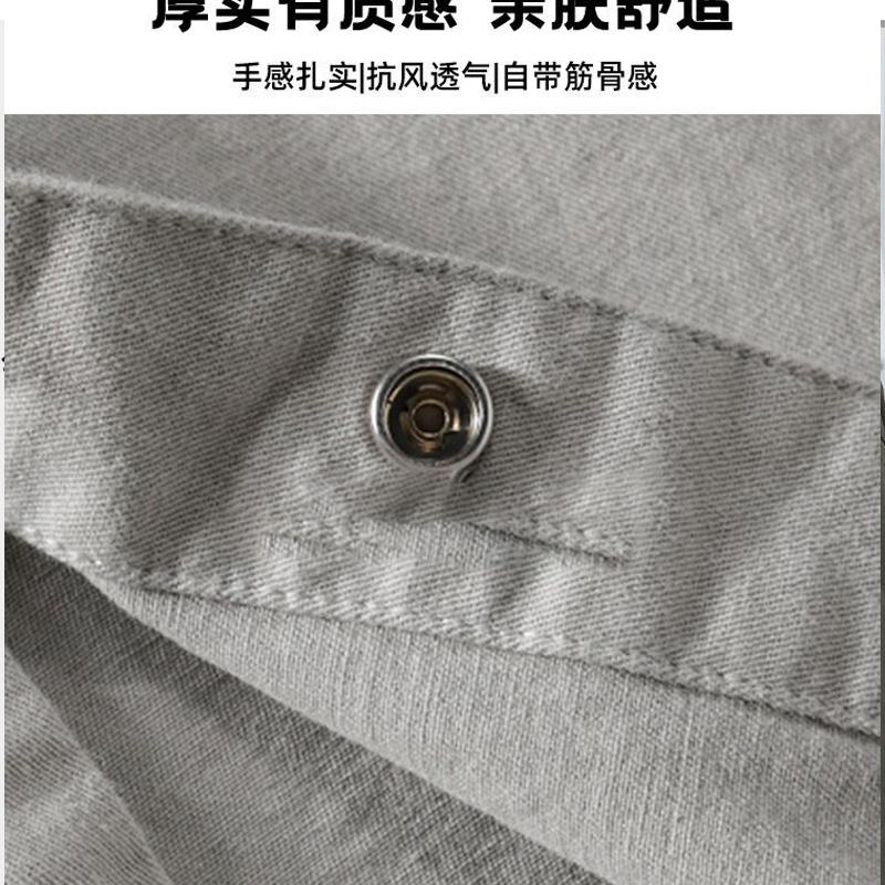 Spring Autumn New Turn-down Collar Fashion Long Sleeve Shirt Man Vintage Printing Button Cardigan High Street Comfortable Tops