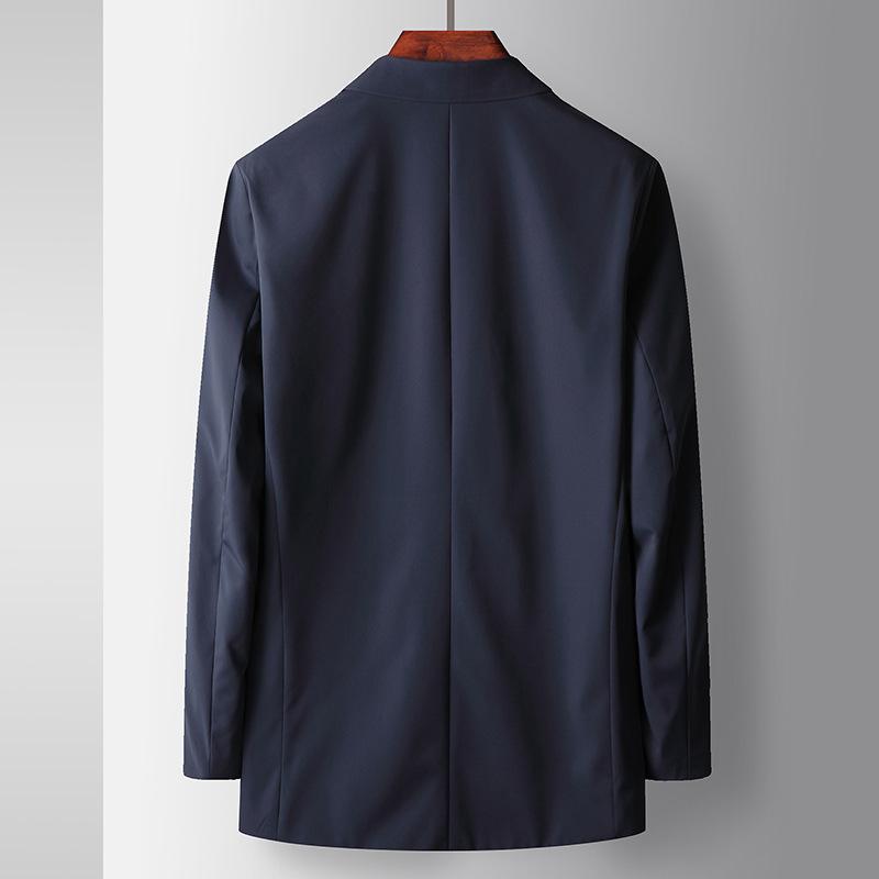 Spring and Autumn Lapel Middle-aged and Young People Light Luxury Business Trench Coat Thin Casual Jacket
