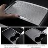 Compatible with 2017 2023 Tesla Model 3 2020 2024 Model Y Center Console Cover Wrap Kit TPU Glitter Diamond Decals Car Interior