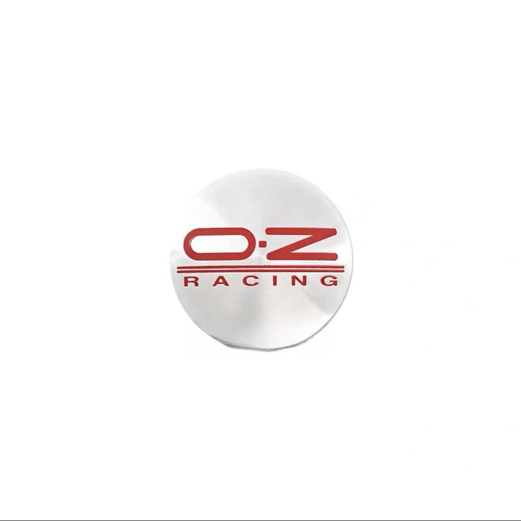 4pcs/lot 55mm OZ Racing Emblem Badge Car Styling Wheel Center Cover Sticker Carbon Fiber Hub Cap Decal For OZ M582