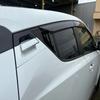 ABS Rear Window Cover Stickers Triangular Shutter Trim Car Accessories For Toyota C-HR CHR 2016 -