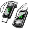 3pcs 240W USB-C Adapter Power Meter Tester With Voltage/Current/Power LED Digital Display Up To 80Gbps Data Transfer 240W 8K