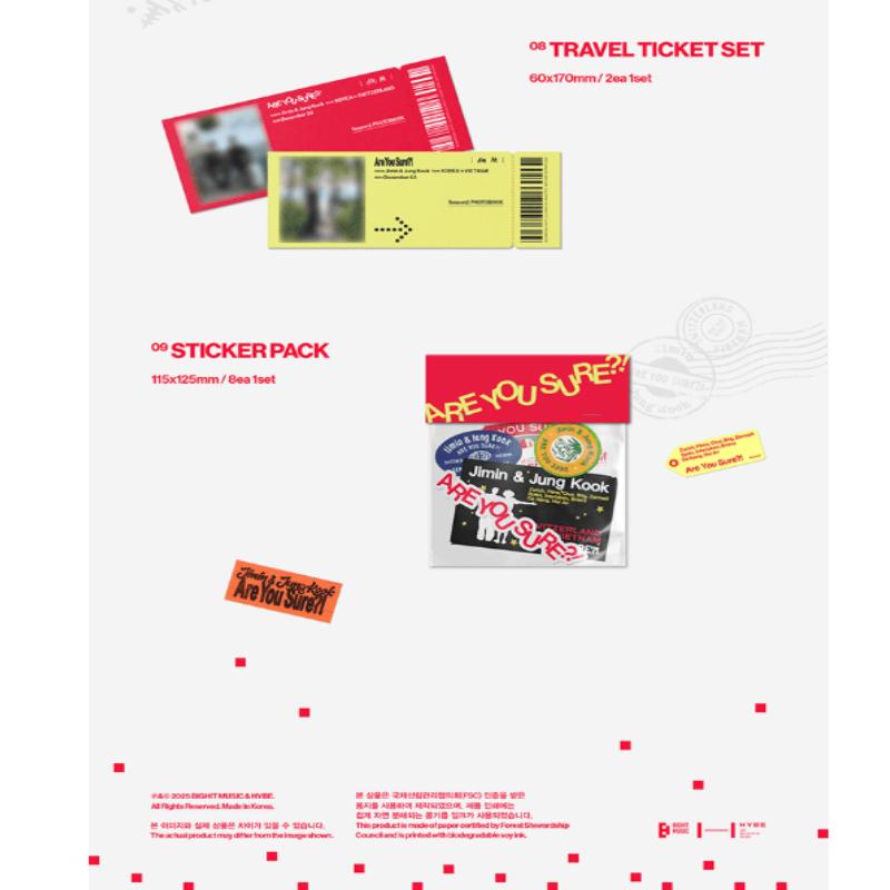 Jimin X Jungkook "Are You Sure?!" Season 2 Photobook