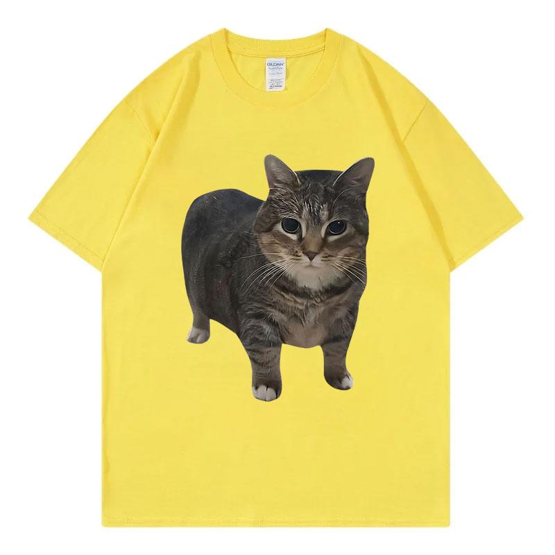 Oiia Oia Cat Funny Meme T Shirt Unisex Unisex Clothing High Street Fashion Trend Tshirt Summer Casual Loose Short Sleeve Tshirts
