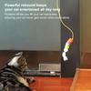 Cat Toy Rope Animals Electric Teaser With Sound Auto-Retract Rope Smart Toy For Kitten For Bedroom Study Room Cabinet Wall Door