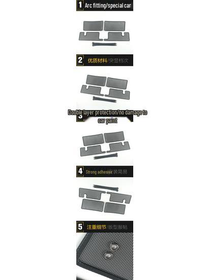 EVOS STL-Line Insect-Proof Net Sequin Diamond Mesh Radiator Panel Sticker