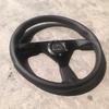 350MM Racing JDM Drift MontexxCarlo Leather Steering Wheel Rally Car Sport Sim Game Steering Wheel