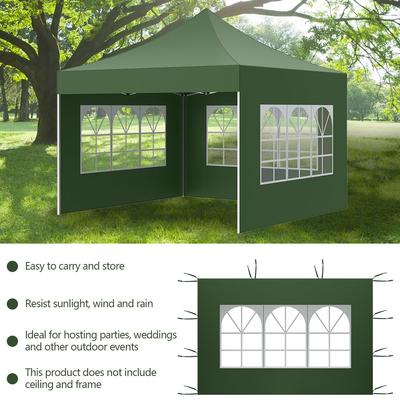 Garden Shade Top Oxford Cloth Outdoor Portable Without Canopy Top Frame Shade 3*2m Tent Shelter Waterproof Shelter Side Tents