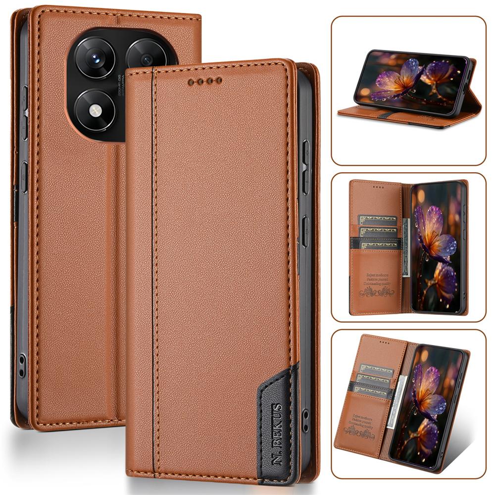 Magnetyczne Luksusowe Skórzane Portfel RFID Etui na Telefon typu Flip dla XIAOMI Redmi Note 10 11 12 13 14 Pro Plus 12S 11A 13C 14C 4G 5G Pokrowiec