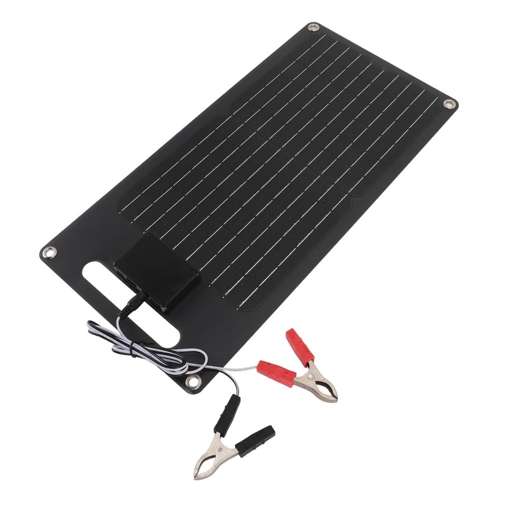 50W Solar Panel 12V High Efficiency Monocrystalline Solar Panel Dual USB Charger for Vehicle Battery